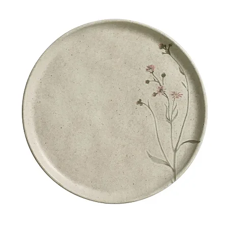 Prato Sobremesa Stoneware Campestre