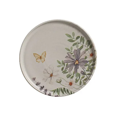 Prato Sobremesa Basic Bloom Caixa com 12 un