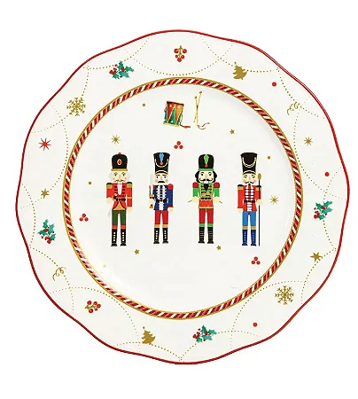 Conjunto 4 Peças Prato Raso Noite Feliz