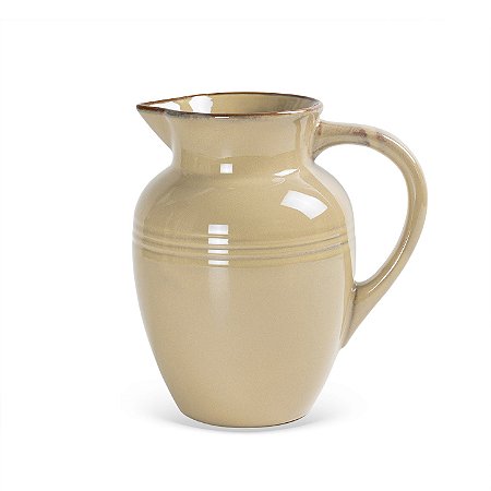 Jarra Em Ceramica Bege 1L