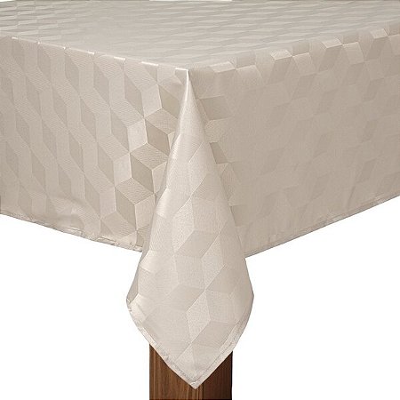 Toalha de Mesa Versatile Aretha 160cm x 220cm Taupe