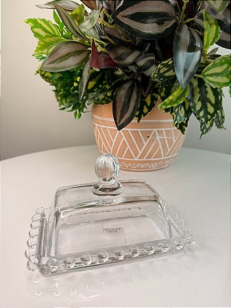 Manteigueira de Cristal de Chumbo Pearl Wolff