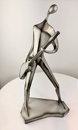 Estatueta guitarrista resina