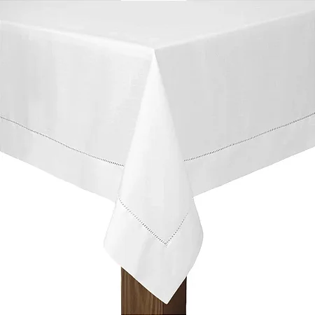 Toalha de Mesa Quadrada 8 Lugares Miami 2,20m x 2,20m Branco