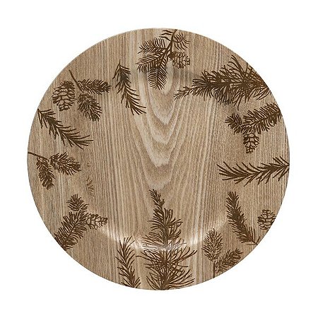 Sousplat Galles Rustic Pinheiro