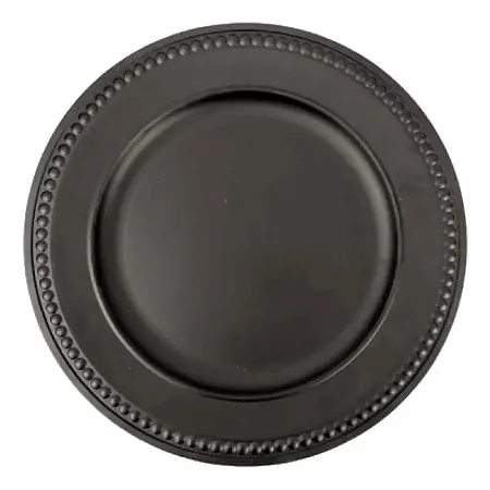 Sousplat Preto Fosco