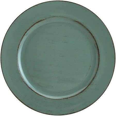 Sousplat Patinado Opala Verde