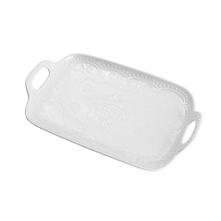 Bandeja de Porcelana com Alça Butterfly