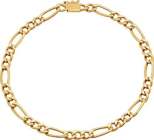 Pulseira Ouro Elo 3x1