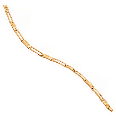 Pulseira Ouro Placas