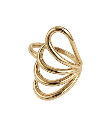 Anel Ouro Entrelaçado