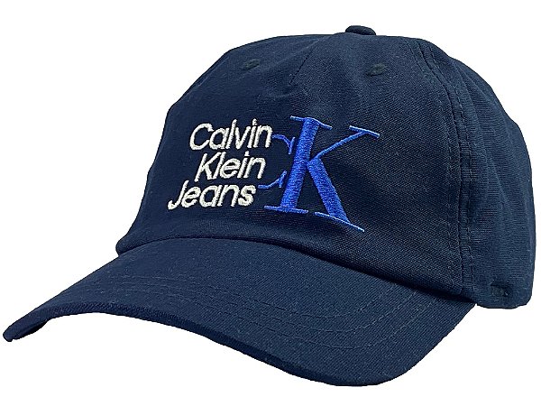 Boné Sarja Calkin Klein Jeans Azul Marinho