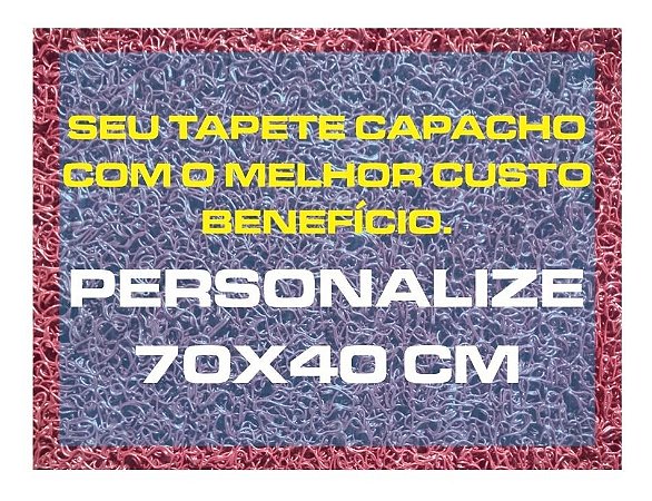 Tapete Capacho 70x40 Personalizado Empresa Loja Condomínio