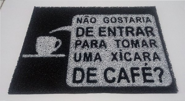 Tapete Capacho 60x40 Florks Meme Tem Café? Geek Divertidos - Limpe Sim -  Tapetes Personalizados