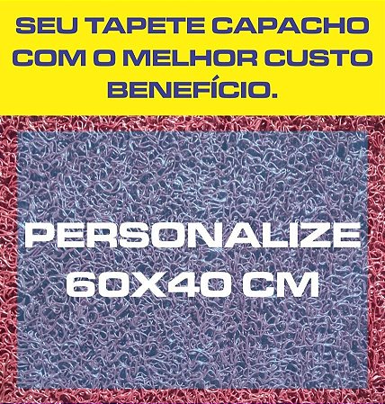 Tapete Capacho 60x40 Personalizado Empresa Loja Condomínio