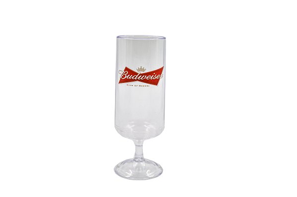 Taça acrilico Budweiser de chopp cristal  240 ml