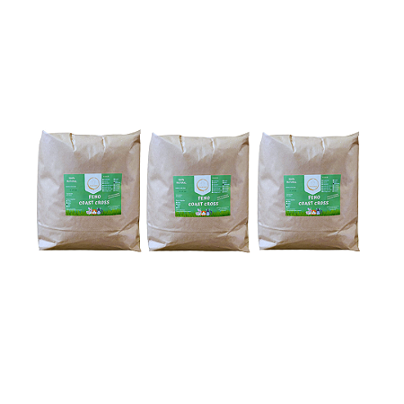 kit: 3 fenos Coast Cross Tradicional de 1kg cada