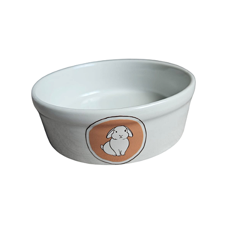 Comedouro/bebedouro Porcelana Toca dos Coelhos - 500ml