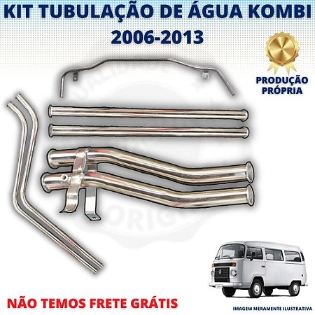 KIT TUBULAÇÃO DE ÁGUA EM INOX PARA KOMBI 1.4 FLEX 2006-2013