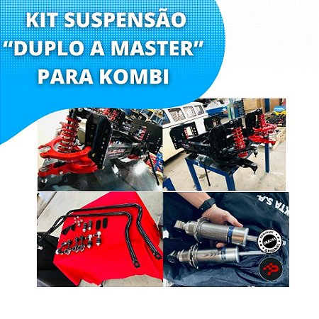 KIT SUSPENSÃO DUPLO A MASTER PARA KOMBI
