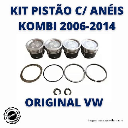 KIT PISTÃO COM ANÉIS - KOMBI 2006/2014