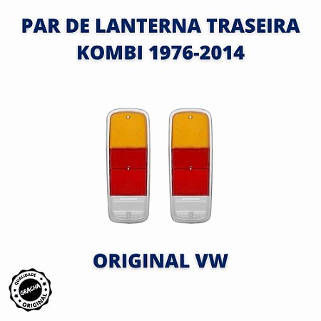 PAR DE LANTERNA TRASEIRA KOMBI 1976-2014