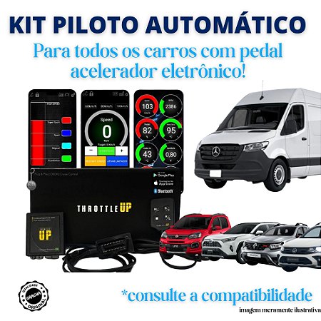 KIT PILOTO AUTOMÁTICO PARA SPRINTER E OUTROS CARROS
