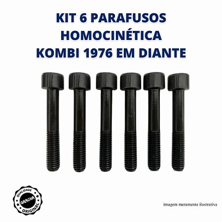 KIT COM 6 PARAFUSOS DA HOMOCINÉTICA KOMBI 1976 EM DIANTE