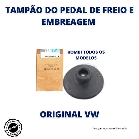TAMPÃO DO PEDAL DE EMBREAGEM E FREIO - KOMBI TODOS OS MODELOS
