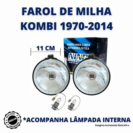 PAR DE FAROL DE MILHA KOMBI 1970 EM DIANTE
