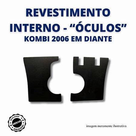PAR REVESTIMENTO INTERNO ÓCULOS KOMBI 2006 EM DIANTE