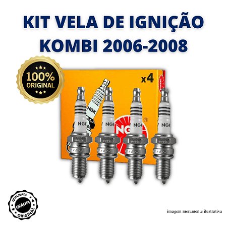 JOGO DE VELA DE IGNIÇÃO KOMBI 2006-2014