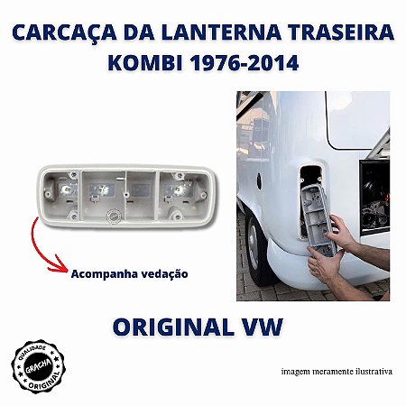 CARCAÇA DA LANTERNA TRASEIRA - KOMI 1976 EM DIANTE