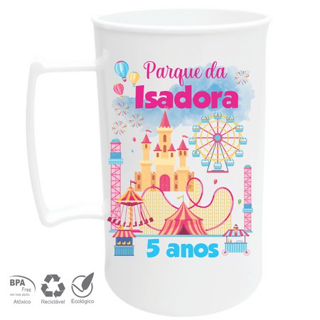 120 Canecas Acrílicas de Chopp 300 ml Personalizadas