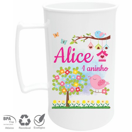 10 unidades Canecas Acrlicas  450ml. Personalizado