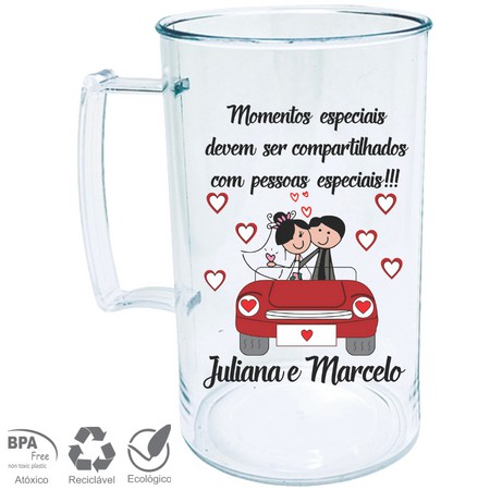 80 unidades canecas chopp 450 ml Personalizado