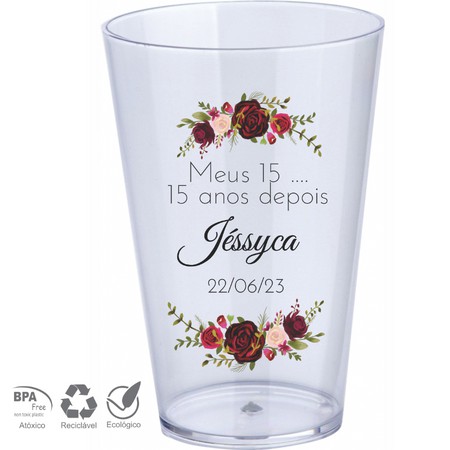 25 Copos Caldereta 350ml Personalizado