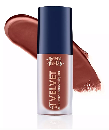 Sombra Líquida Bruna Tavares Velvet 2x1 Toffe 6ml