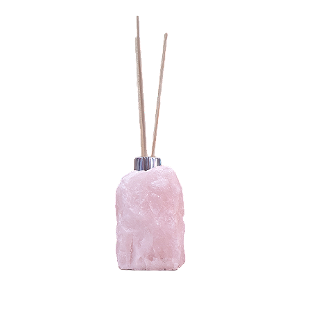 Suporte Difusor Onix Pedra Quartzo Rosa