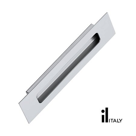 Puxador Aço Inox Polido Concha 1 Metro Italy Line