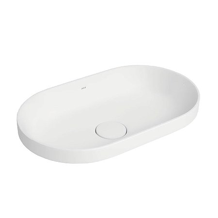 Cuba de Sobrepor Oval 50cm Branco L.24050.17 DECA