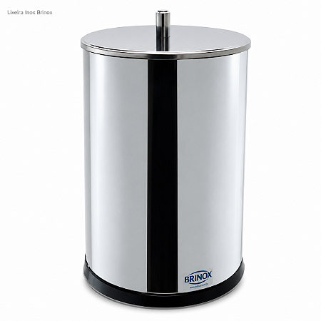 Lixeira Inox Com Tampa Brinox