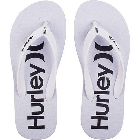 Chinelo Hurley One&Only Masculino Cor Branco