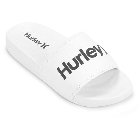 Chinelo Slide Hurley One&Only Masculino Cor Branco - Compre calçados e  parcele em até 10x sem juros! Aproveite.