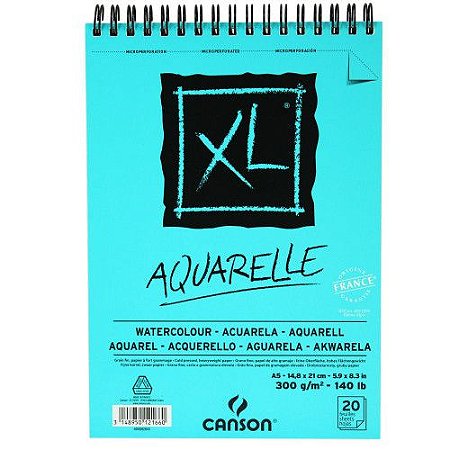 Bloco Canson XL Aquarela 300g  A-5 20fls