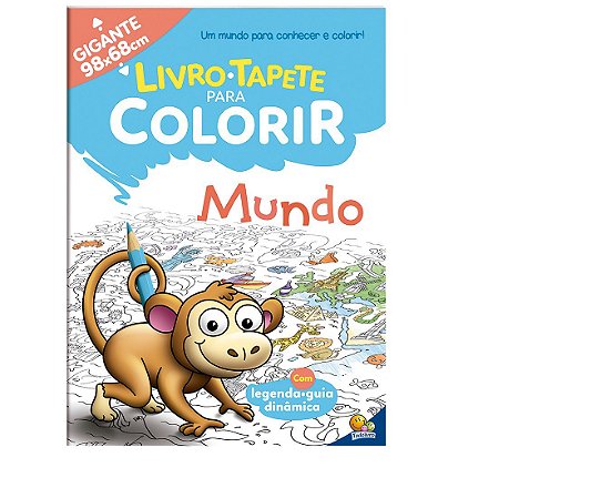 Livro-Tapete para Colorir: Mundo Todolivro