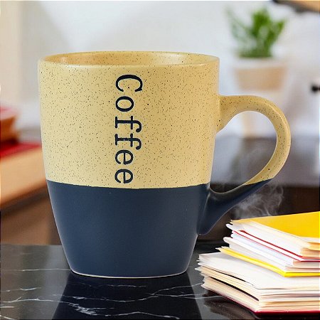 Caneca Sand Coffee Azul 300 ml