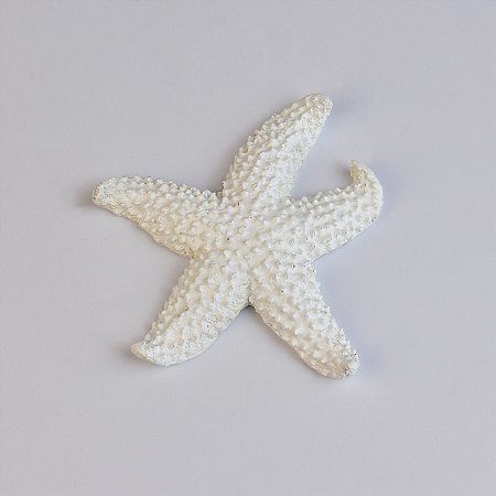 Enfeite Estrela do Mar Branca 11cm