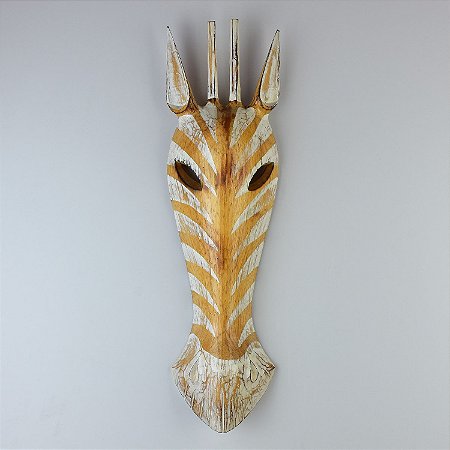 Máscara Zebra Branca 50cm