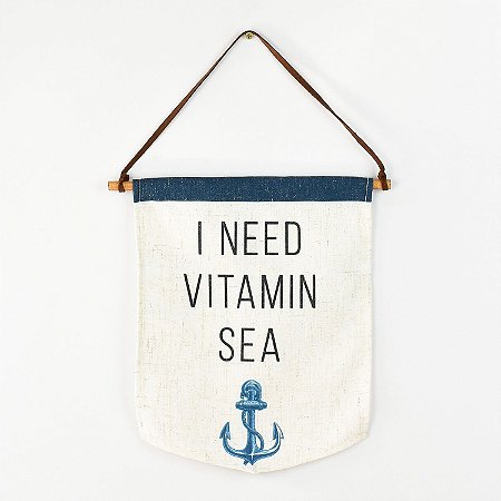 Flâmula Náutica 30cm I Need Vitamin Sea